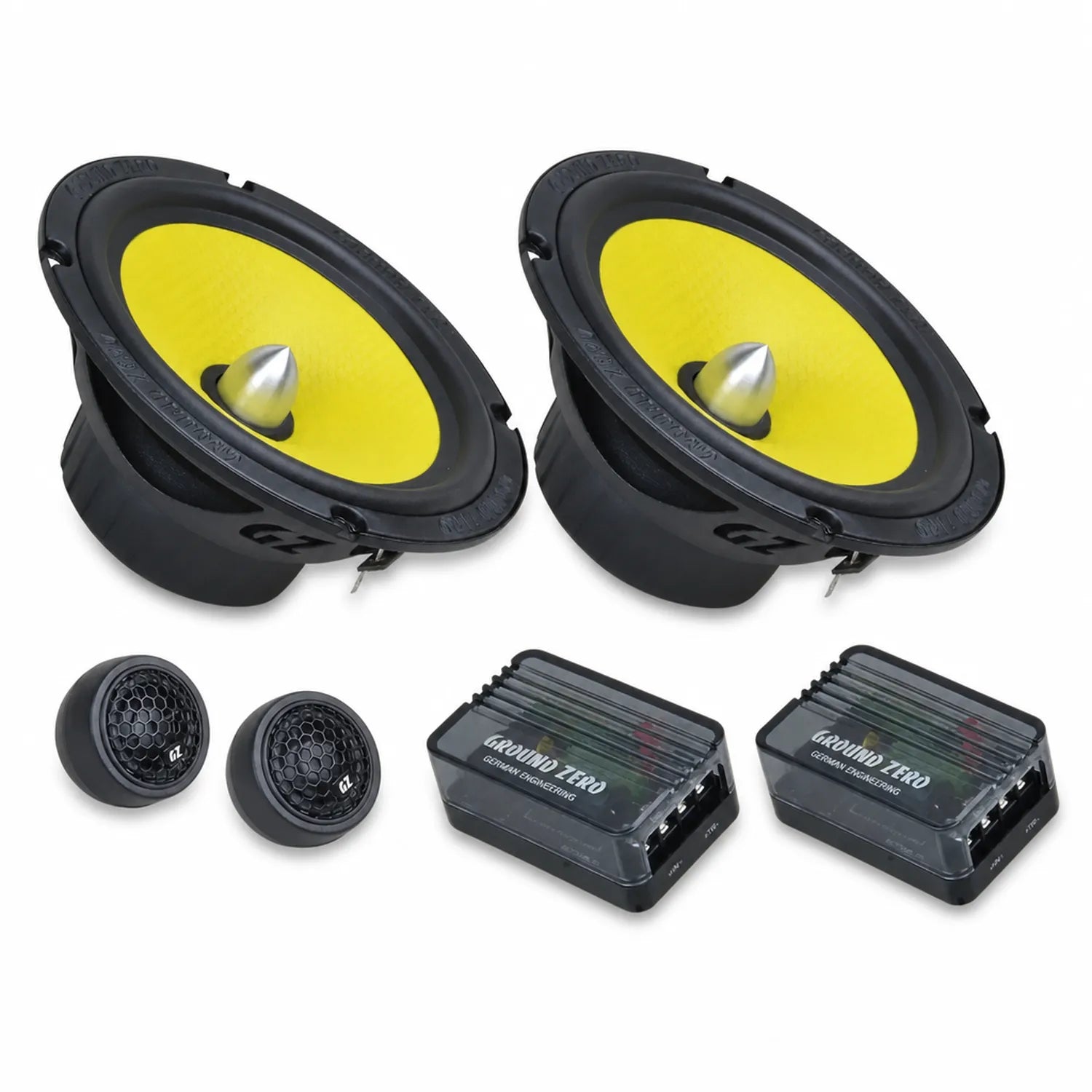 Ground Zero Titanium GZTC 165.2X 6.5 inch speaker set