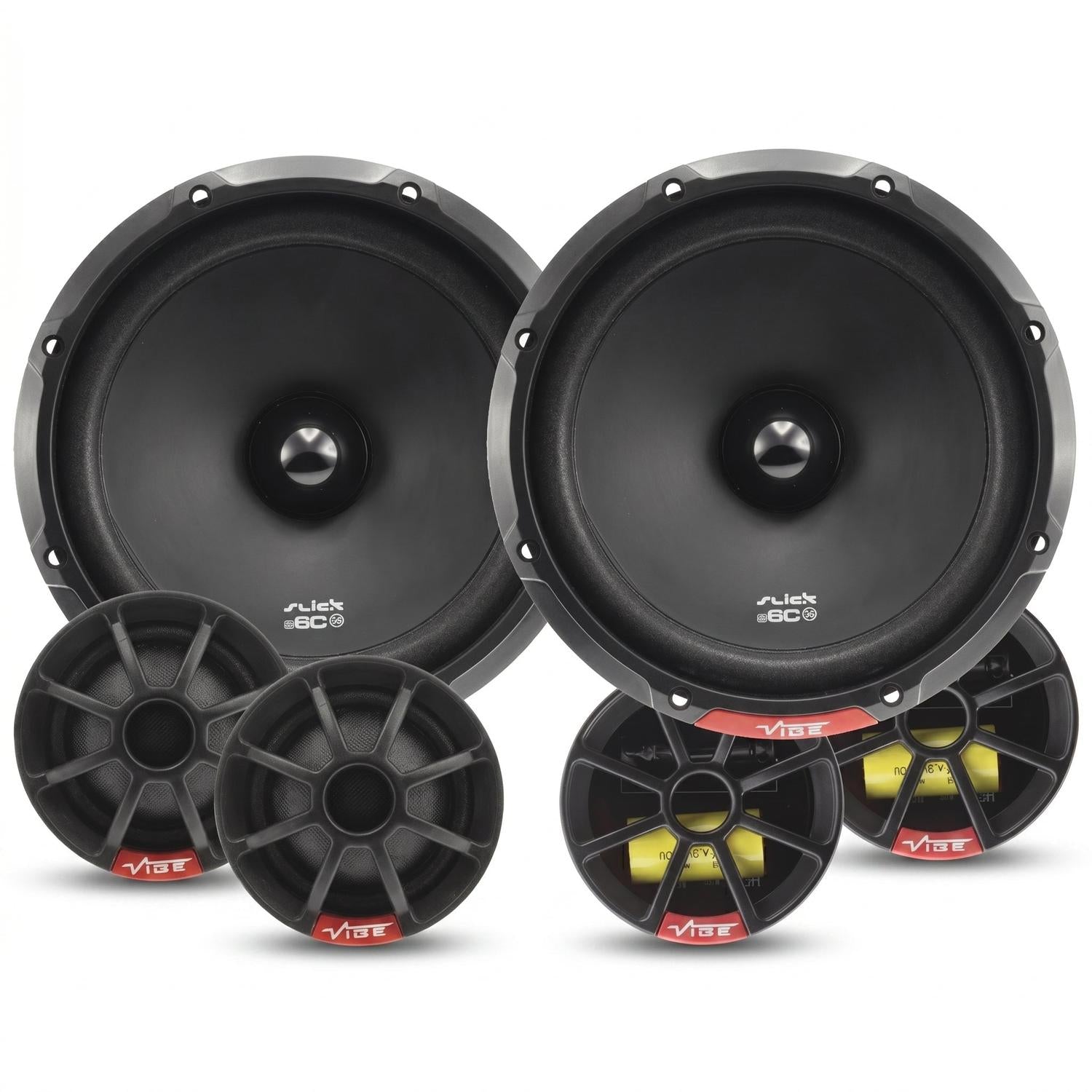 カーオーディオ VIBE SLick S6C Vibe Slick 6C-V7 6.5 Inch Speaker Set