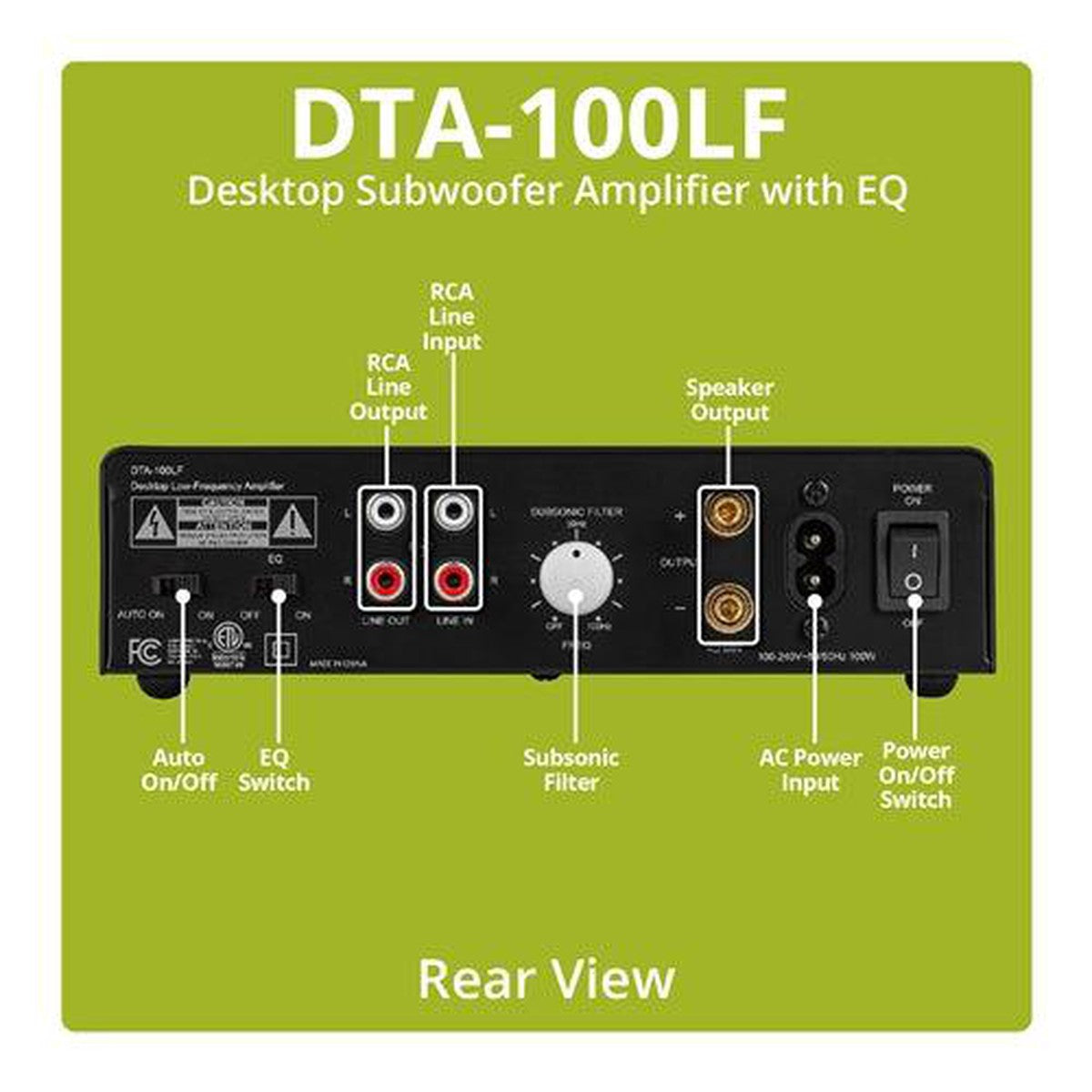 Dayton Audio-DTA-100LF-1-Kanal Verstärker-Masori.de