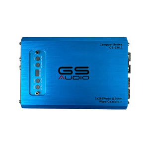 GS Audio-CompactT SQ GS-280.2CMP-2-Kanal Verstärker-Masori.de