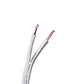 OFC-Lautsprecherkabel 2×1,5 mm² weiß