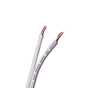 Lautsprecherkabel 2×2,5 mm² weiß OFC