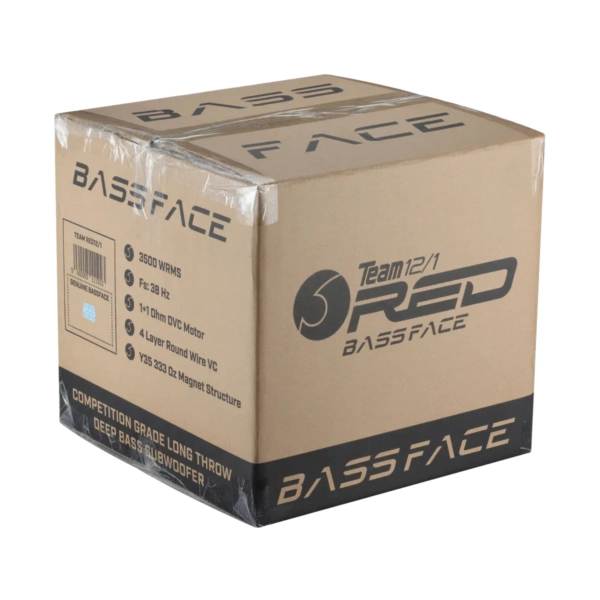 Bassface-Team RED 12-12" (30cm) Subwoofer-Masori.de