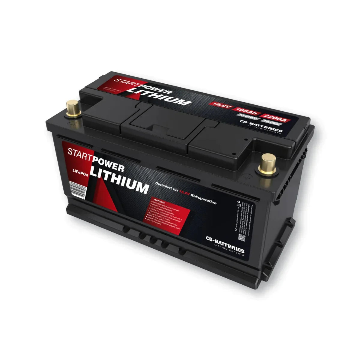 CS-Batteries-CSX12235 - 105Ah LiFePO4 Starter-Lithium - LiFePO4-Masori.de