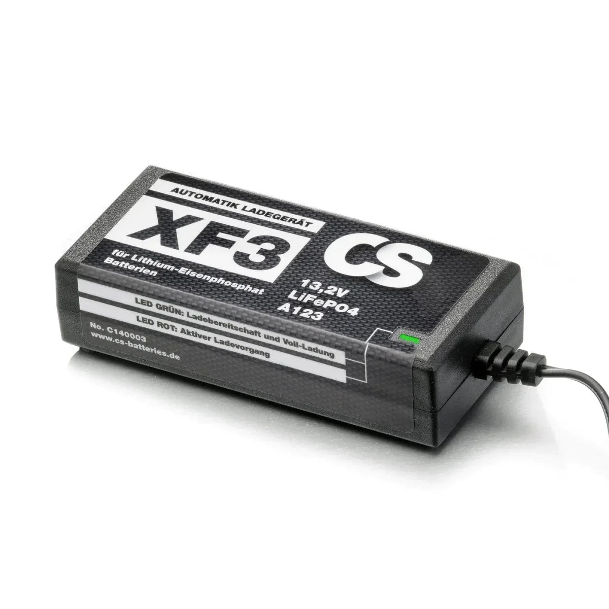 CS-Batteries-XF3 Automatik LiFePO4 Lithium Ladegerät 3A-Ladegerät-Masori.de
