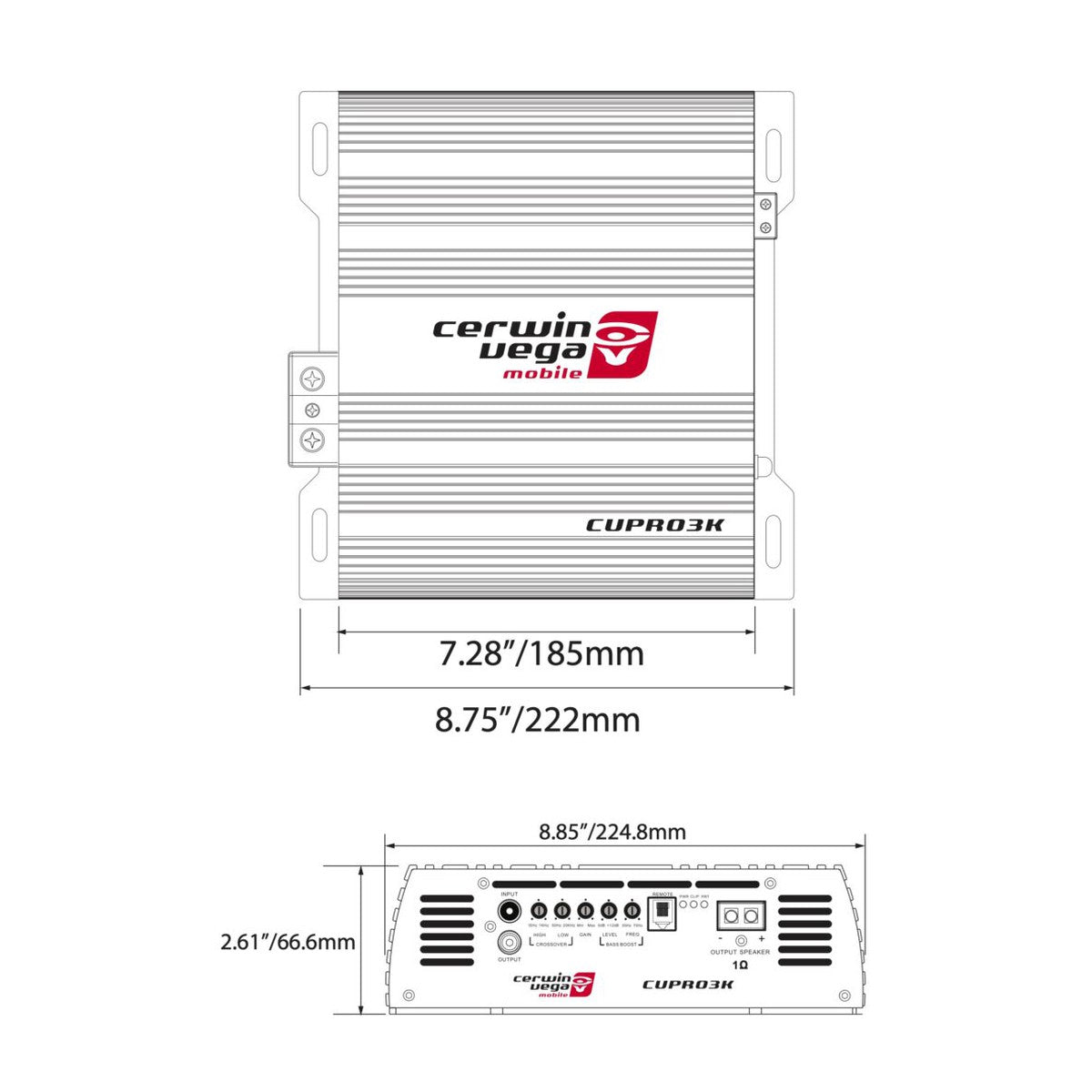 Cerwin Vega-CVPRO3K-1-Kanal Verstärker-Masori.de