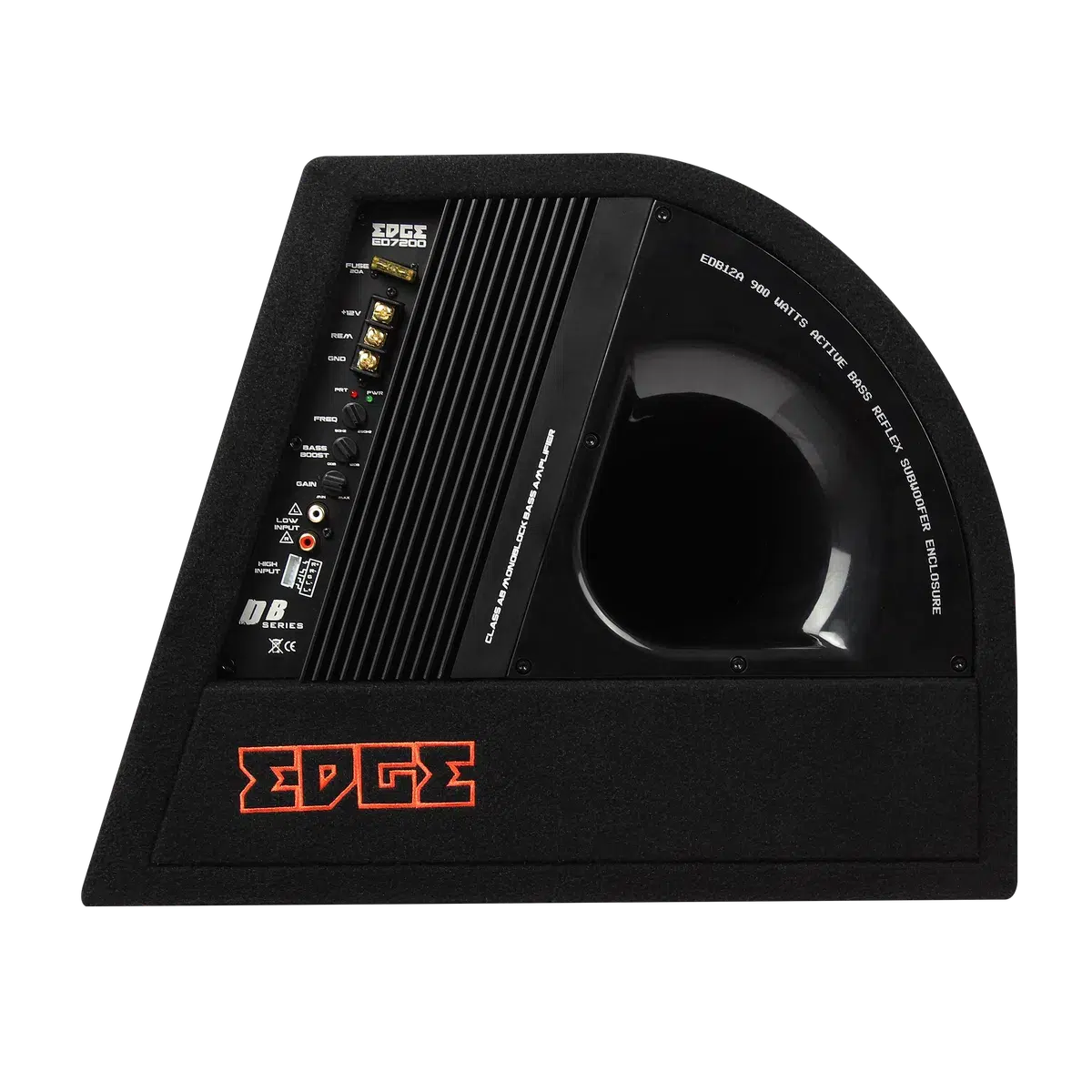 Edge Car Audio-DB EDB12A-E0-12" (30cm) Aktiv-Gehäusesubwoofer-Masori.de