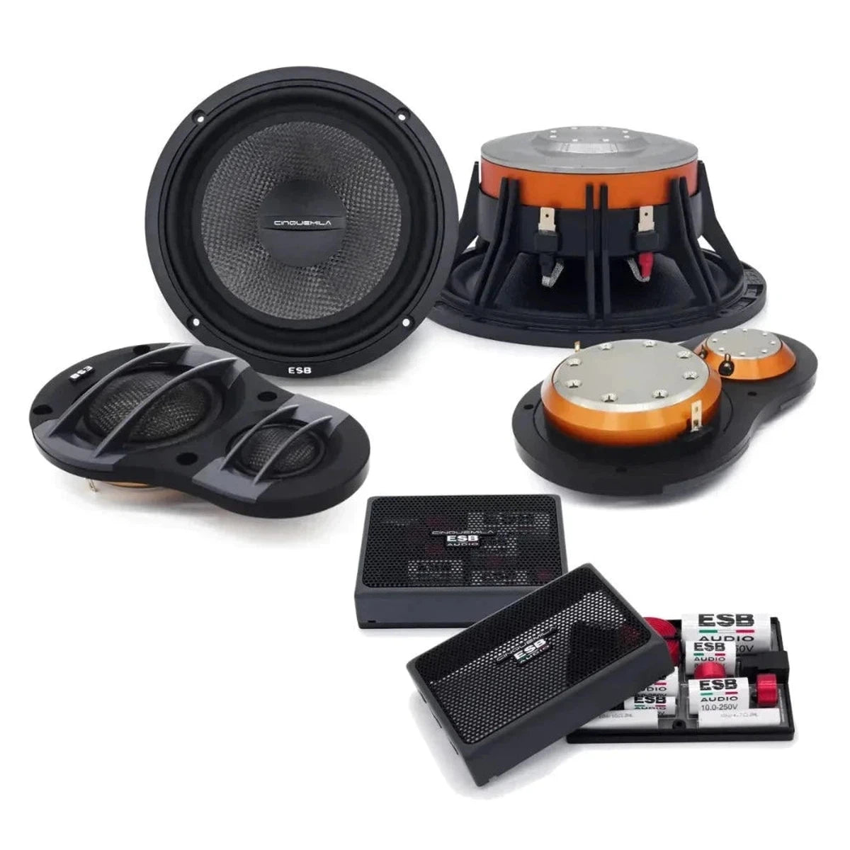 ESB Audio-5000 Series - 5.6K3UX-6.5" (16,5cm) Lautsprecherset-Masori.de