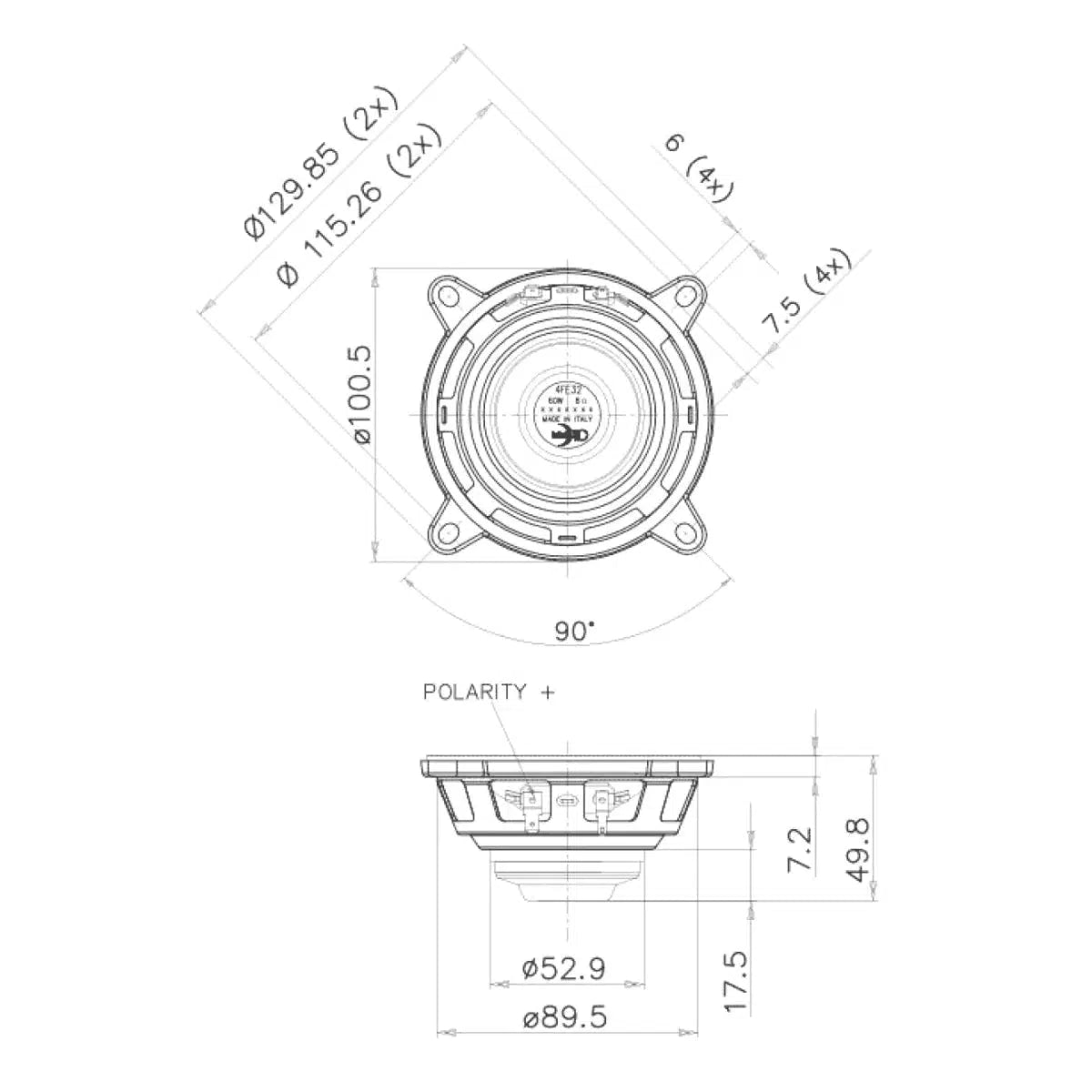 FaitalPro-4FE32-4" (10cm) Mitteltöner-Masori.de