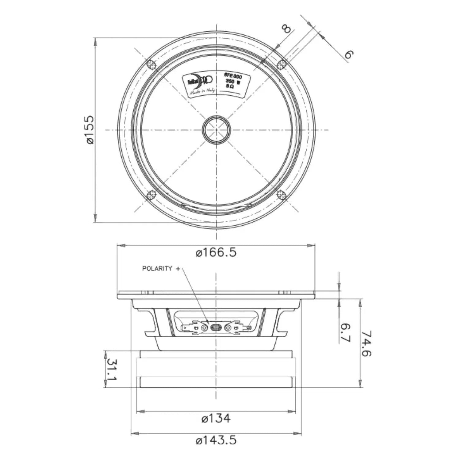 FaitalPro-6FE300-6.5" (16,5cm) Tiefmitteltöner-masori-kaufen