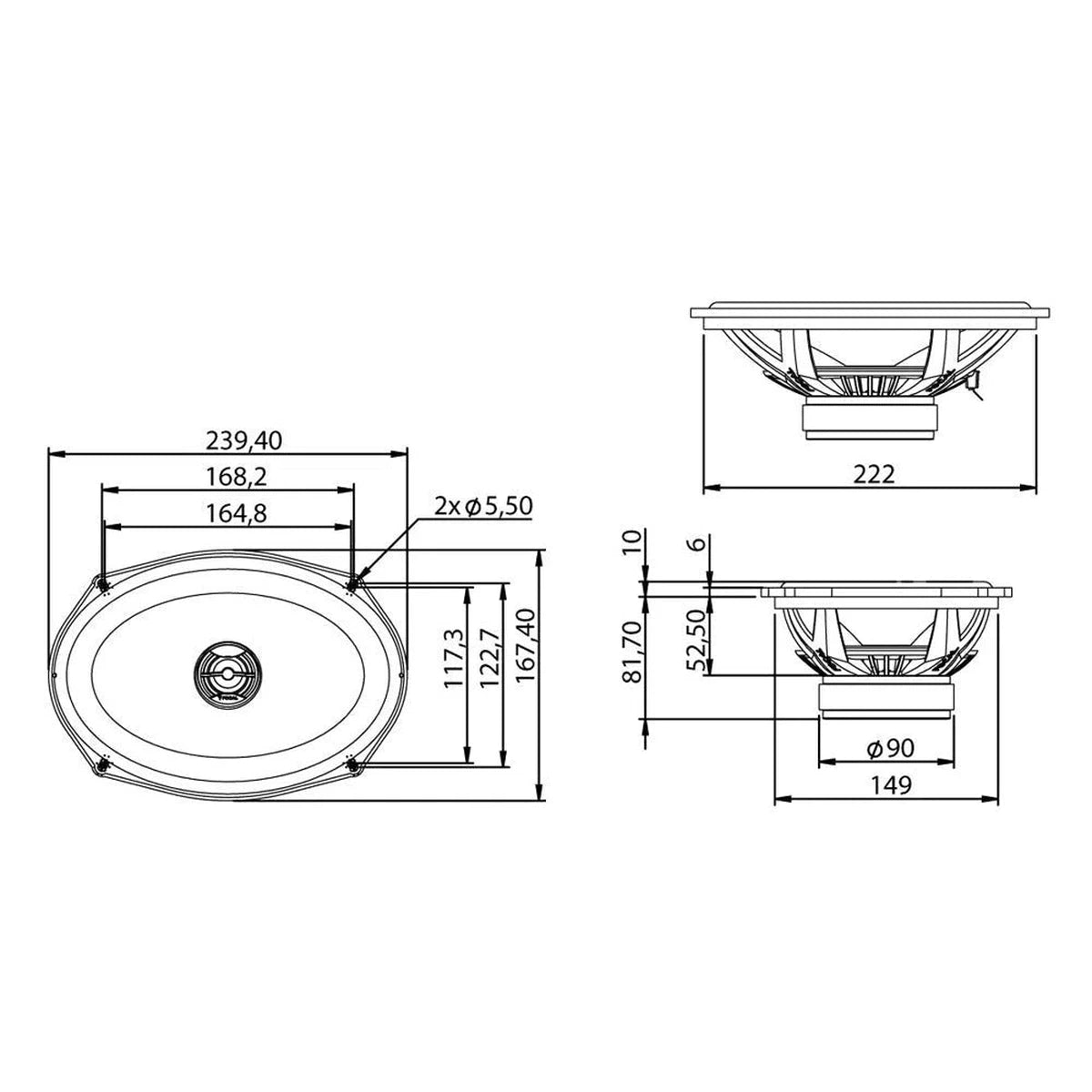 Focal-Access 690AC-6"x9" Koaxial-Lautsprecher-Masori.de