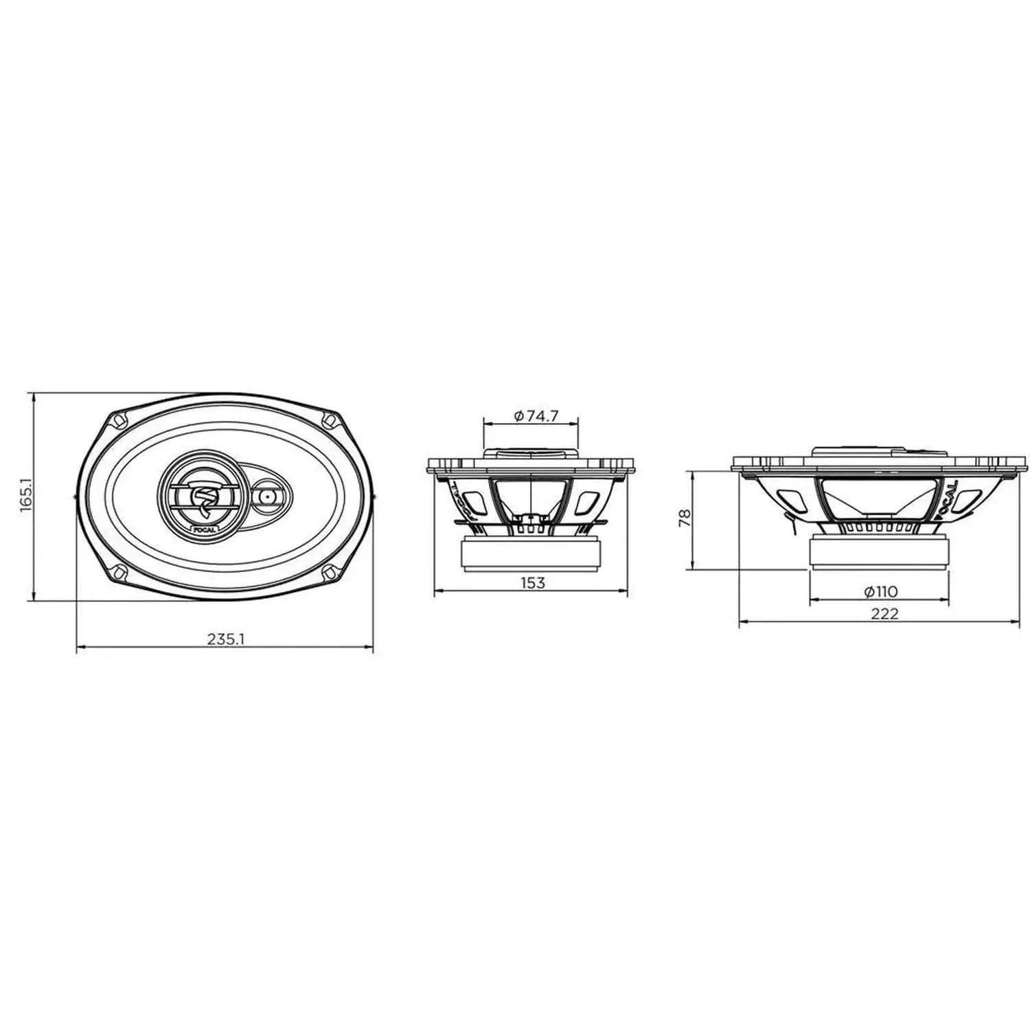 Focal-Auditor ACX690-6"x9" Koaxial-Lautsprecher-masori-kaufen