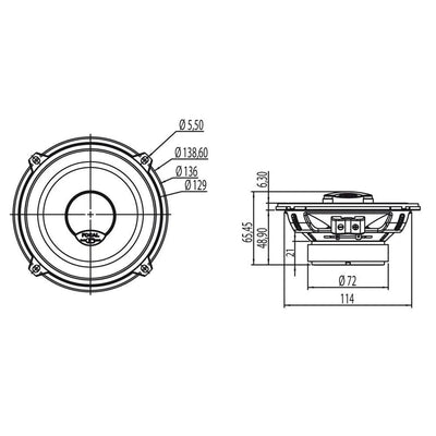 Focal-Universal ICU130-5" (13cm) Koaxial-Lautsprecher-Masori.de