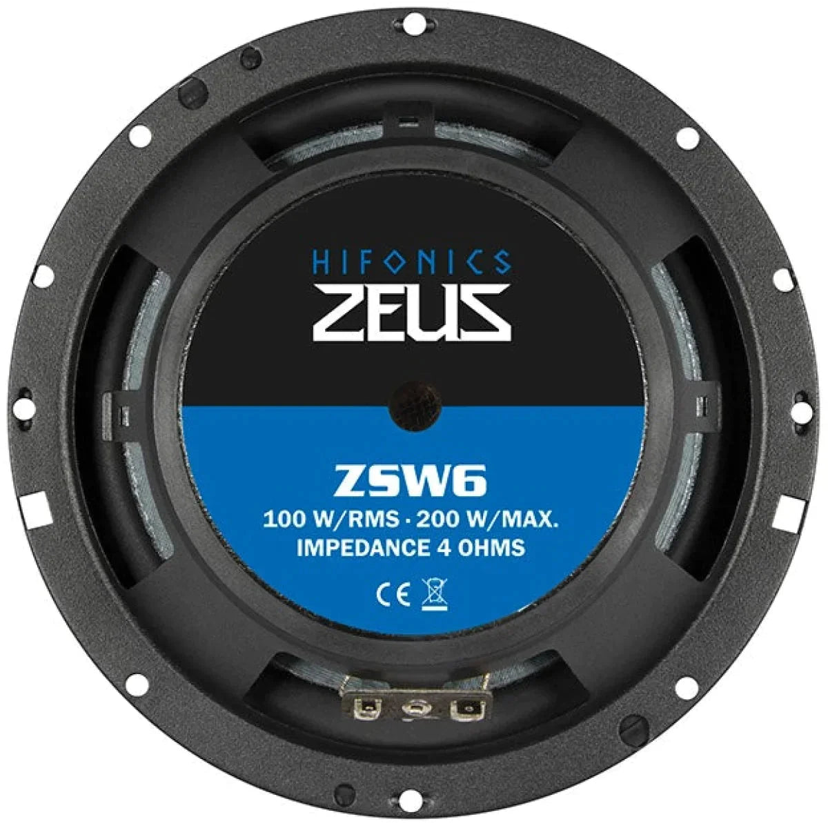Hifonics-Zeus ZSW-6-6.5" (16,5cm) Tiefmitteltöner-Masori.de
