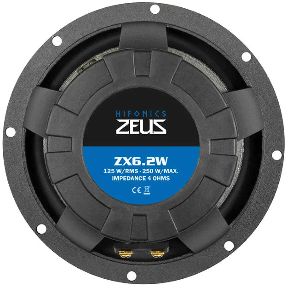 Hifonics-Zeus ZX-6.2W-6.5" (16,5cm) Tiefmitteltöner-Masori.de
