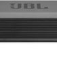 Un amplificateur JBL STAGE GT 80021 noir, doté dun boîtier métallique, dun côté ventilé et de brides de fixation, idéal pour les systèmes audio embarqués ; vue de face.