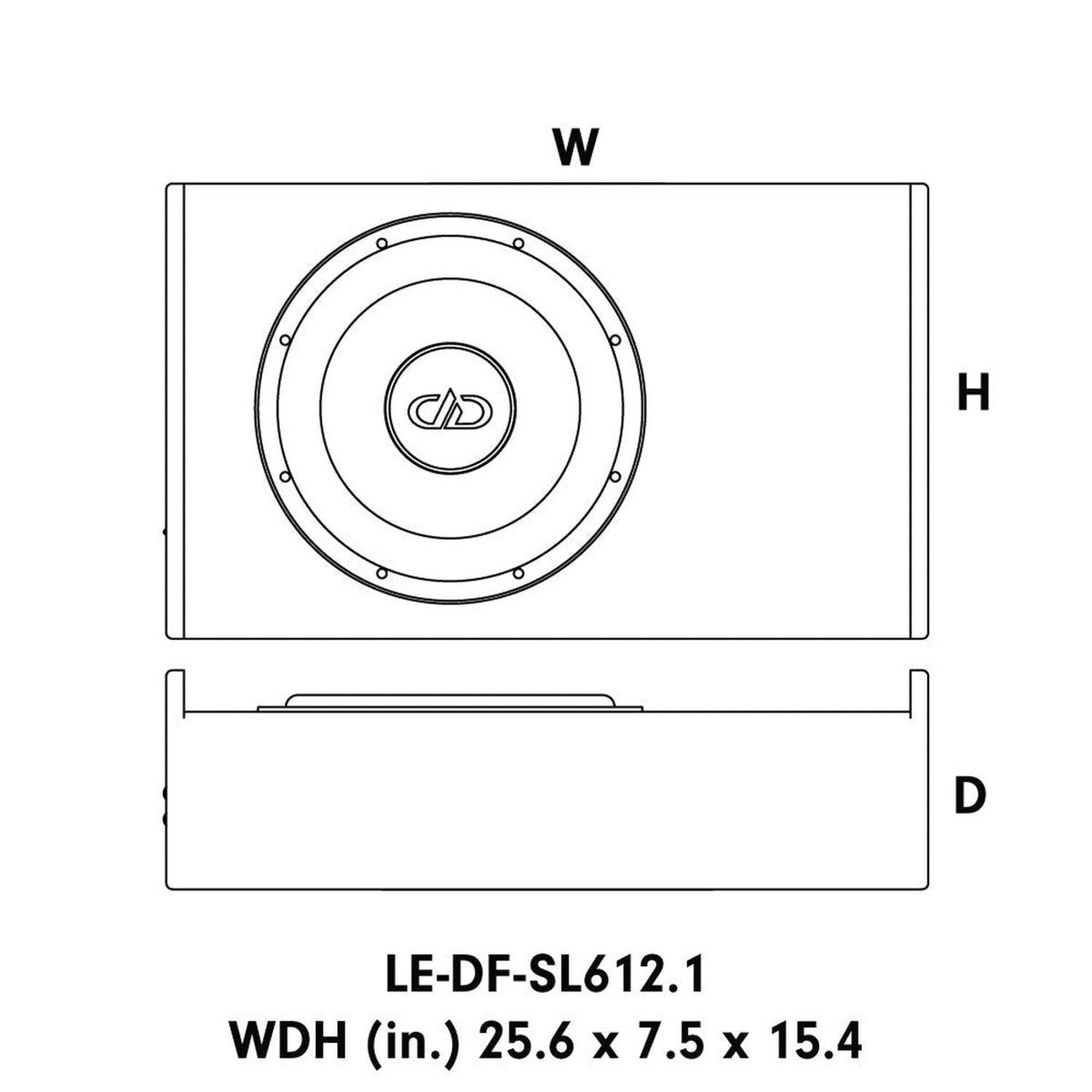 DD Audio-LE-DF-SL612-12" (30cm) Gehäusesubwoofer-masori-kaufen