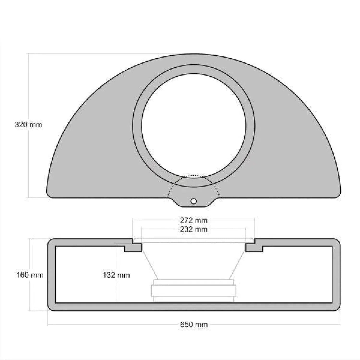 Masori-G10-15RRM-10" (25cm) Subwoofergehäuse-masori-kaufen