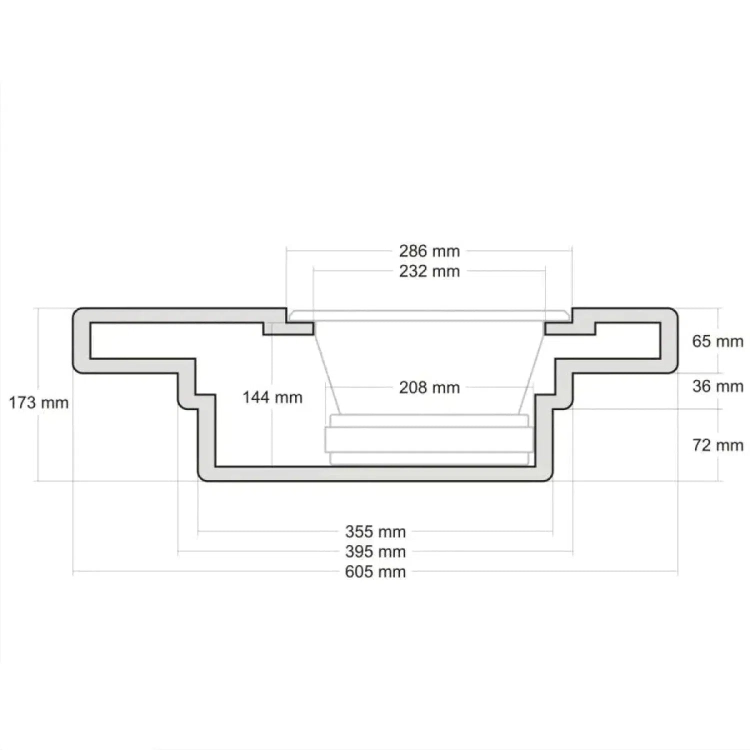 Masori-G10-15RRM-IN-16"-10" (25cm) Subwoofergehäuse-masori-kaufen