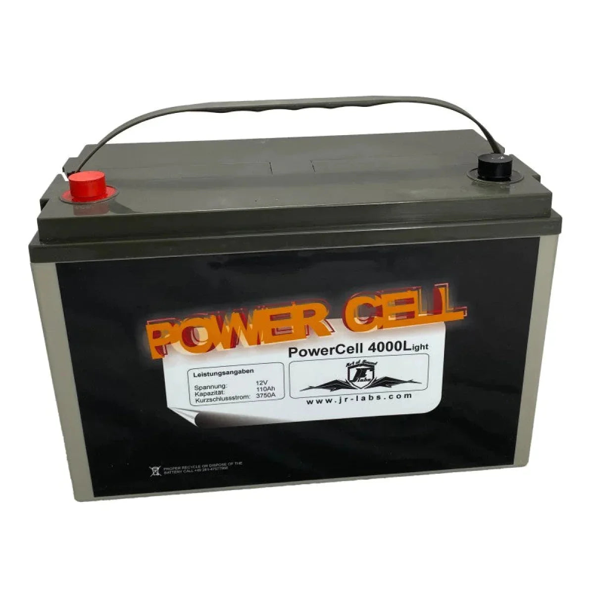 Power Cell-4000 - 115Ah AGM-AGM Batterie-Masori.de