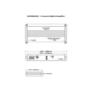 Cerwin Vega-RPM Stroker SRPM1000.1DW-1-Kanal Verstärker-Masori.de