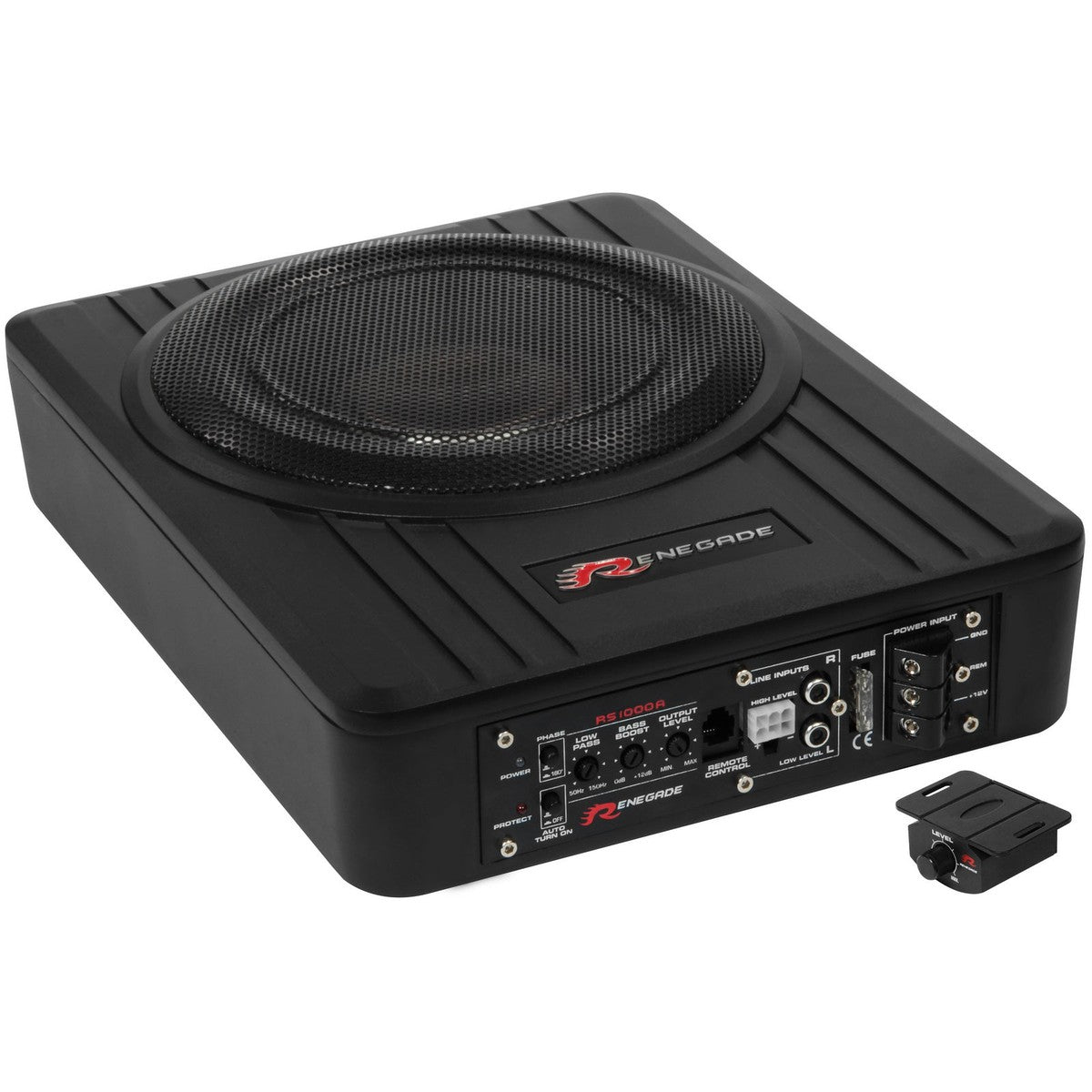 Renegade-RS1000A-10" (25cm) Aktiv-Gehäusesubwoofer-Masori.de