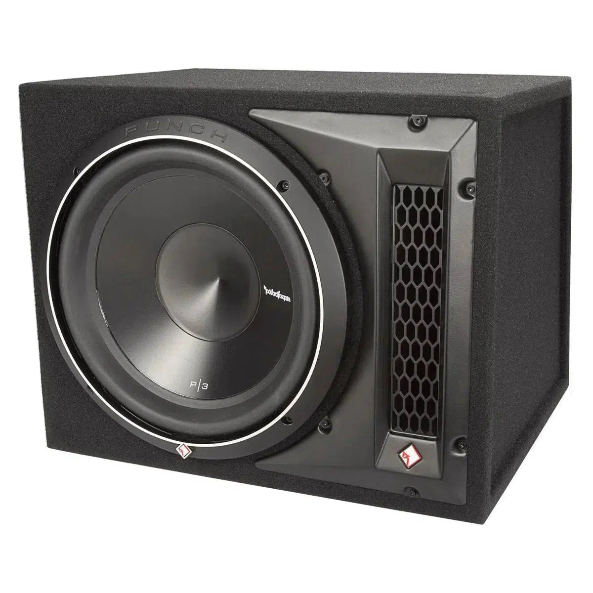 Rockford Fosgate-Punch P3-1X10-10" (25cm) Gehäusesubwoofer-Masori.de