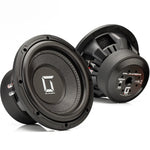 Due subwoofer Gladen Sigma SSWX10 – uno posizionato in verticale e l’altro in diagonale – offrono una qualità del suono eccezionale e sono ideali per qualsiasi impianto audio per auto.