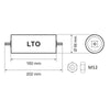 Yinlong-66160K 2,3V - 45Ah LTO A-Grade-Lithium - LTO-Masori.de