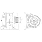 AD Alternators-Universal 350A - 13.4V-16.2V-Universal-Lichtmaschine-masori-kaufen