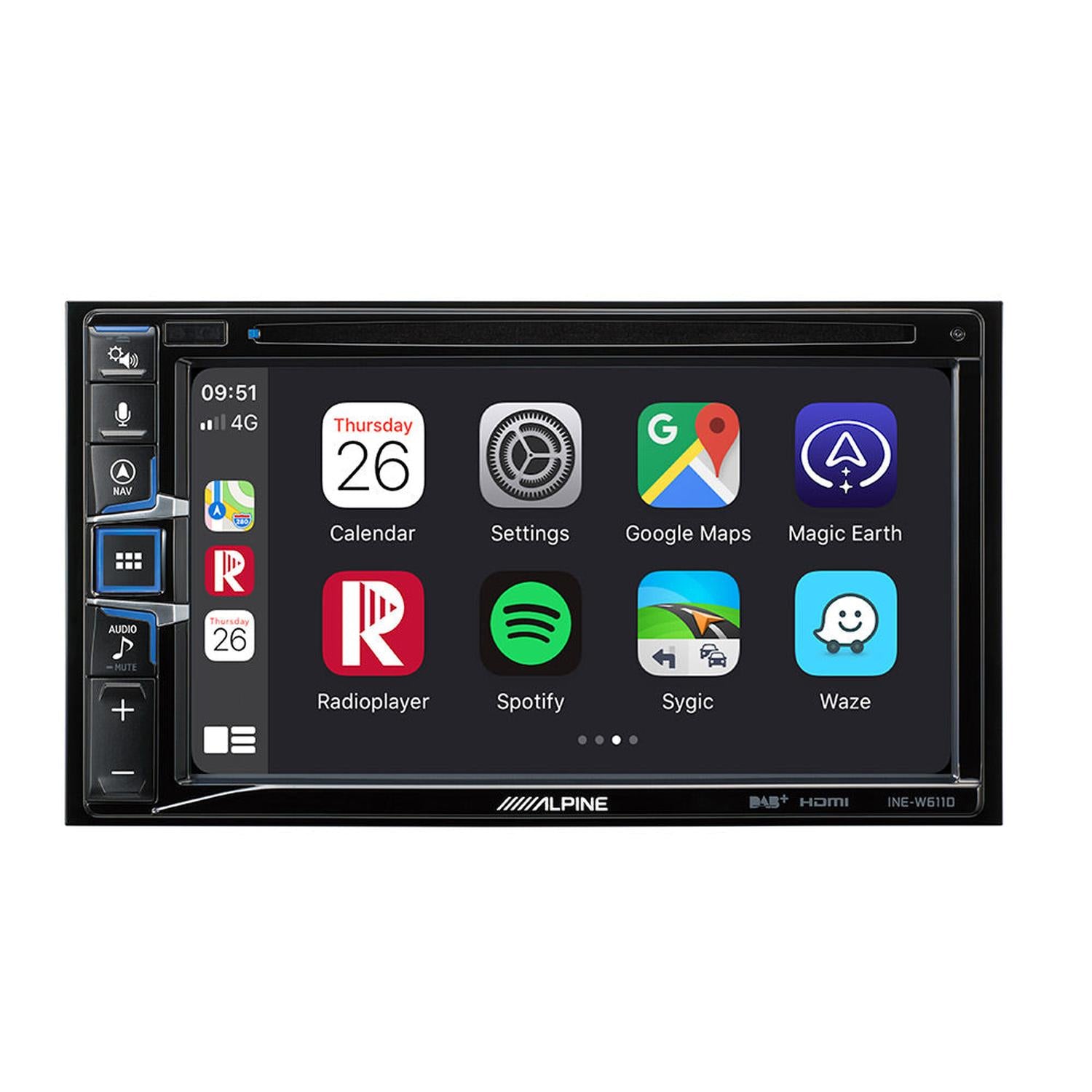 Alpine-INE-W611D (B-Ware)-2-DIN Autoradio-masori-kaufen