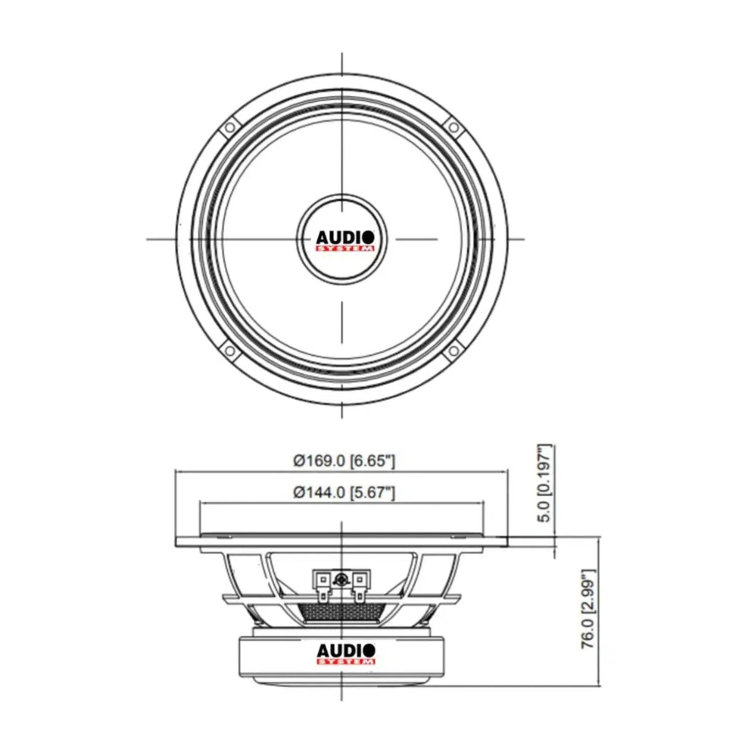 Audio System Italy-KF-7-6.5" (16,5cm) Tiefmitteltöner-masori-kaufen