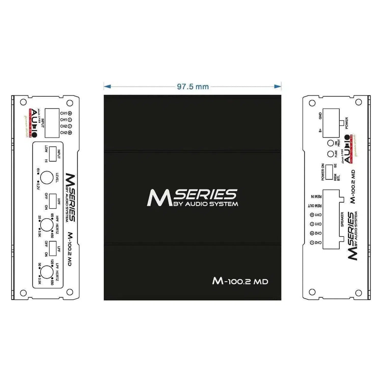 Audio System-M-100.2 MD-2-Kanal Verstärker-masori-kaufen