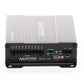 LAudio System M-500.4 MD è un amplificatore ad alte prestazioni della serie Silver M con tecnologia SMD, controlli etichettati e connettori di ingresso/uscita sul pannello frontale.