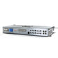 The Audio System R-130.4 24V is a silver 4-channel car audio amplifier with blue fuses, labeled connectors, and multiple ports on a white background.