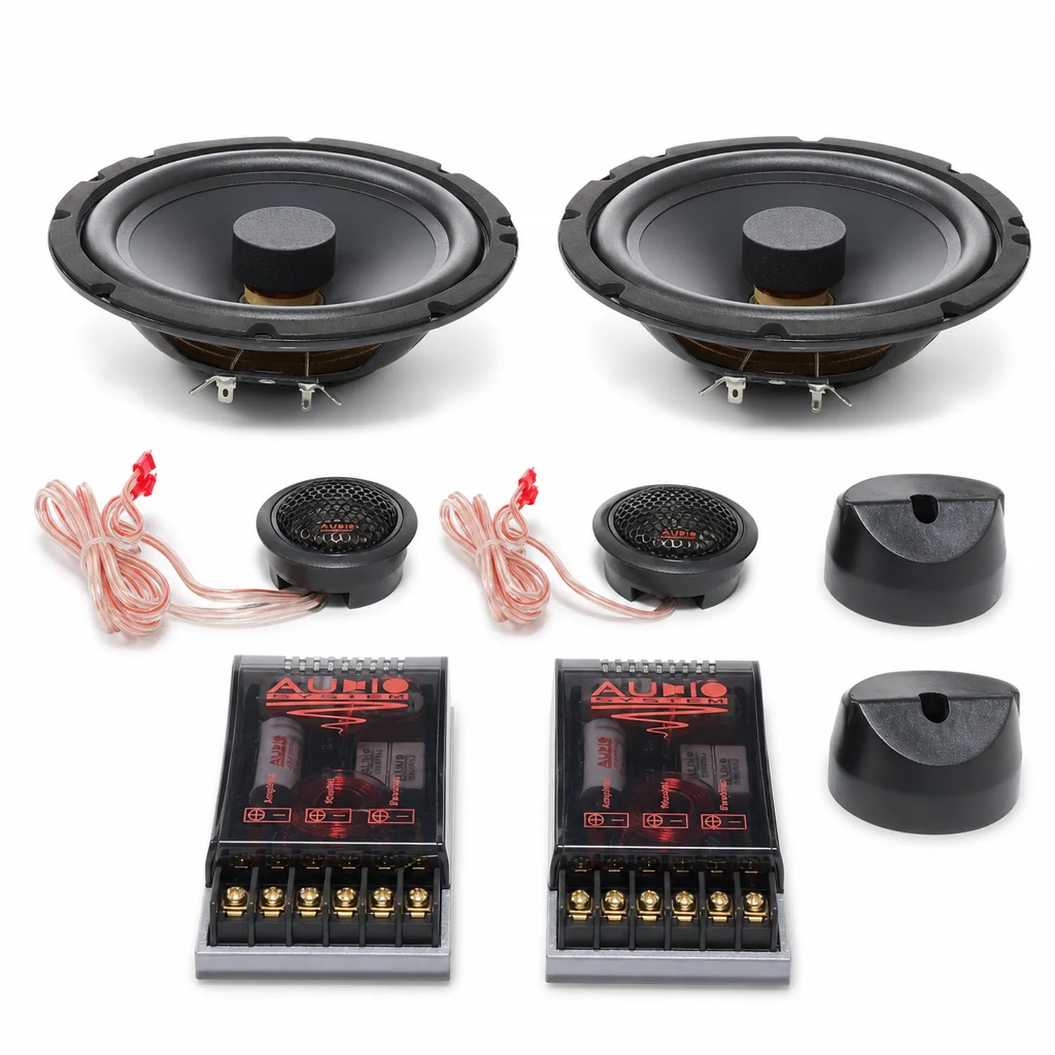Audio System X 200 EM EVO – 20 Cm 2-Wege Lautsprechersystem, 190 Watt, Plug & Play, Für Auto-Sound-Upgrade