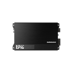 Un amplificatore per auto Audiocontrol EPIC1500 1-Kanal di colore nero con marchio e numero di modello su sfondo bianco.