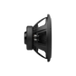 Zijaanzicht van de Audiocontrol EPICX12 12 subwoofer met dubbele spreekspoel, met de conus, het frame en de aansluitklemmen tegen een witte achtergrond.