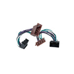 Quattro connettori per cablaggi Audison Prima AP T-H TOY02 con fili colorati, perfetti per luso Plug  Play o con cablaggi a T, sono disposti su uno sfondo bianco.