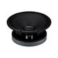 A black Avatar Doomsday 67 5 Zoll Tiefmitteltöner loudspeaker with a wide cone and exposed terminals, shown angled on a white background.