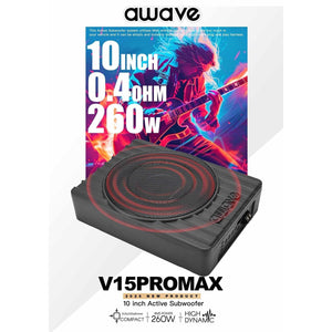 Awave-V15Pro MAX-10" (25cm) Aktiv-Gehäusesubwoofer-masori-kaufen