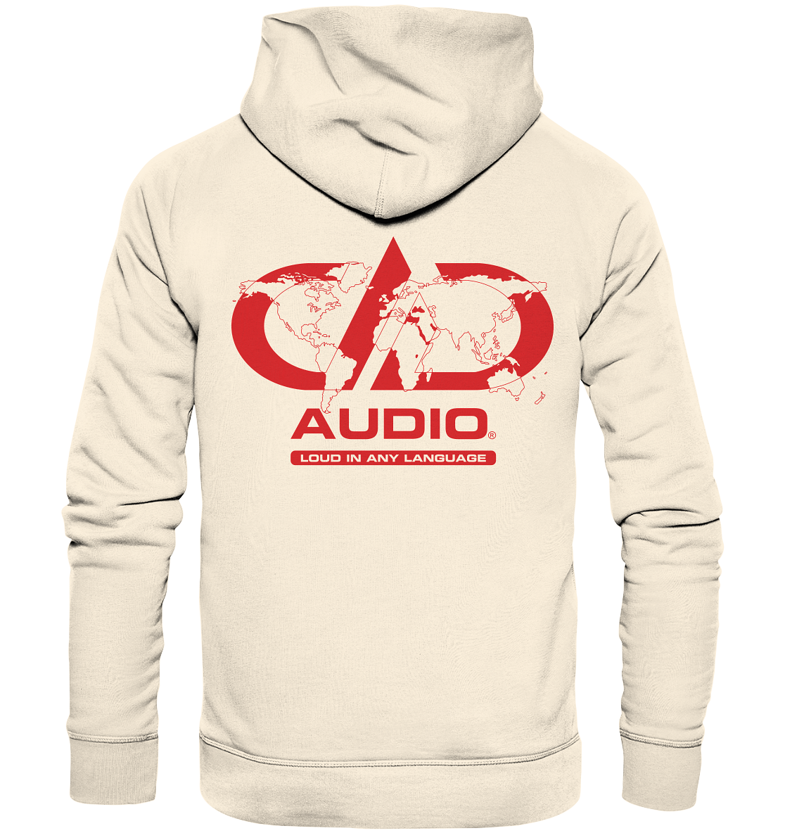 Masori-Loud in any language - Organic Hoodie-Hoodies-Masori.de