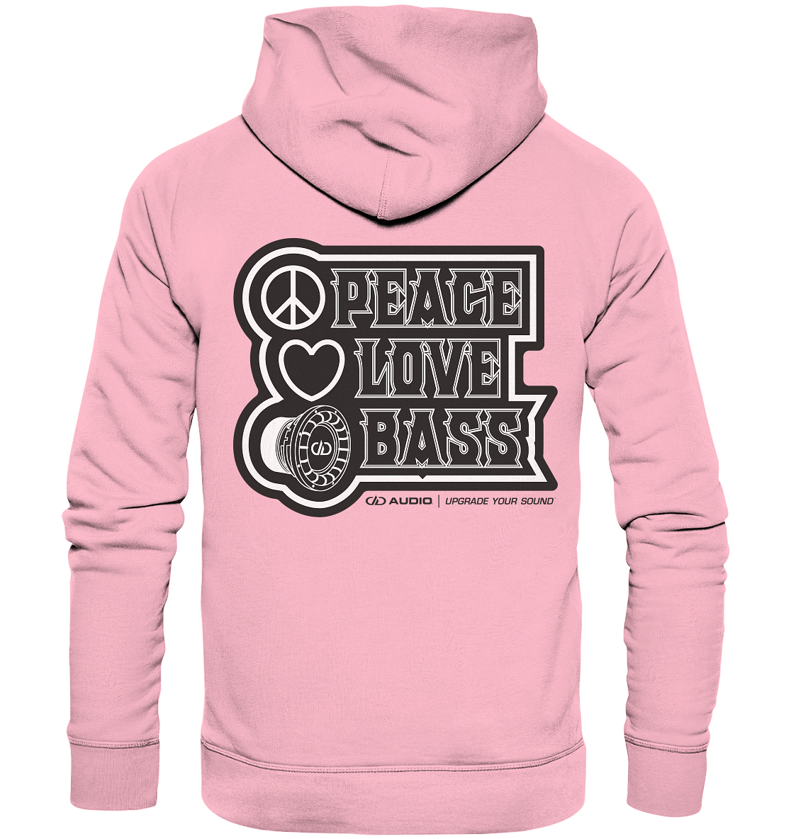 DD Audio-Peace love bass Hoodie-Hoodie-Masori.de