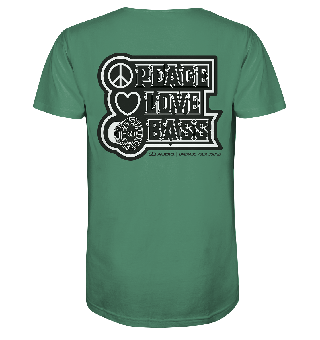 DD Audio-Peace love bass Shirt-T-Shirt-Masori.de