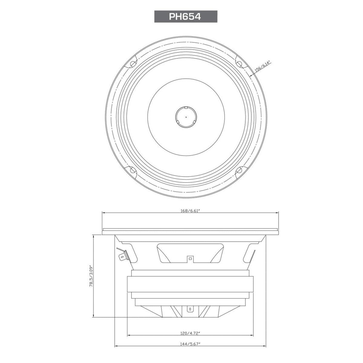 Cerwin Vega-PH654-6.5" (16,5cm) Koaxial-Lautsprecher-masori-kaufen