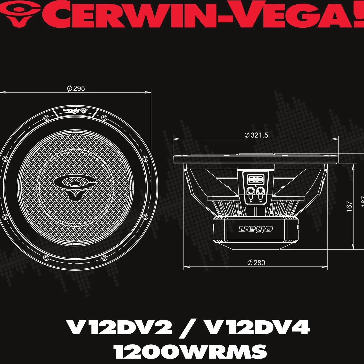 Cerwin Vega-Vega 2025 Edition V12DV2/4-12" (30cm) Subwoofer-masori-kaufen