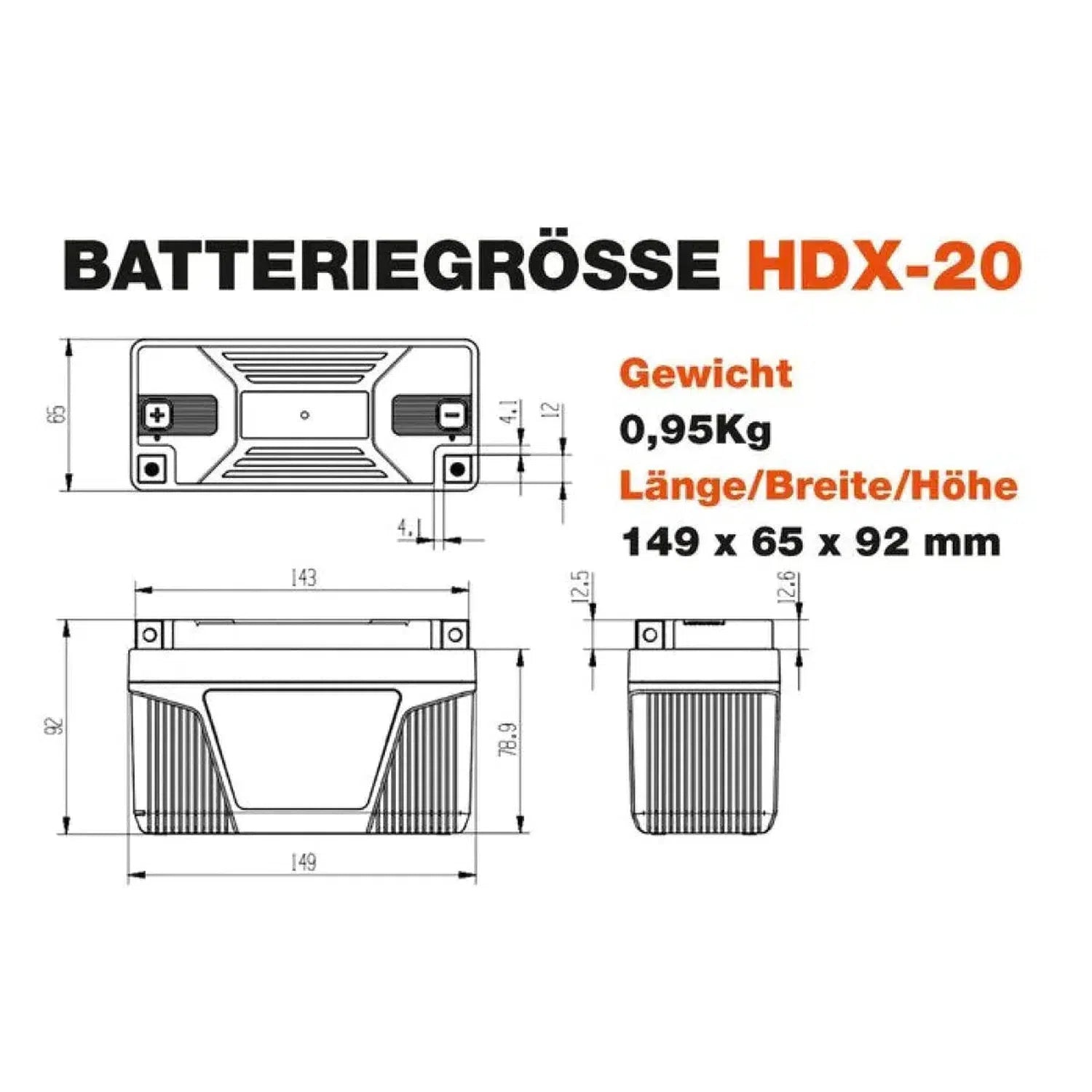 CS-Batteries-HDX-20 - 6Ah LiFePO4-Lithium - LiFePO4-masori-kaufen