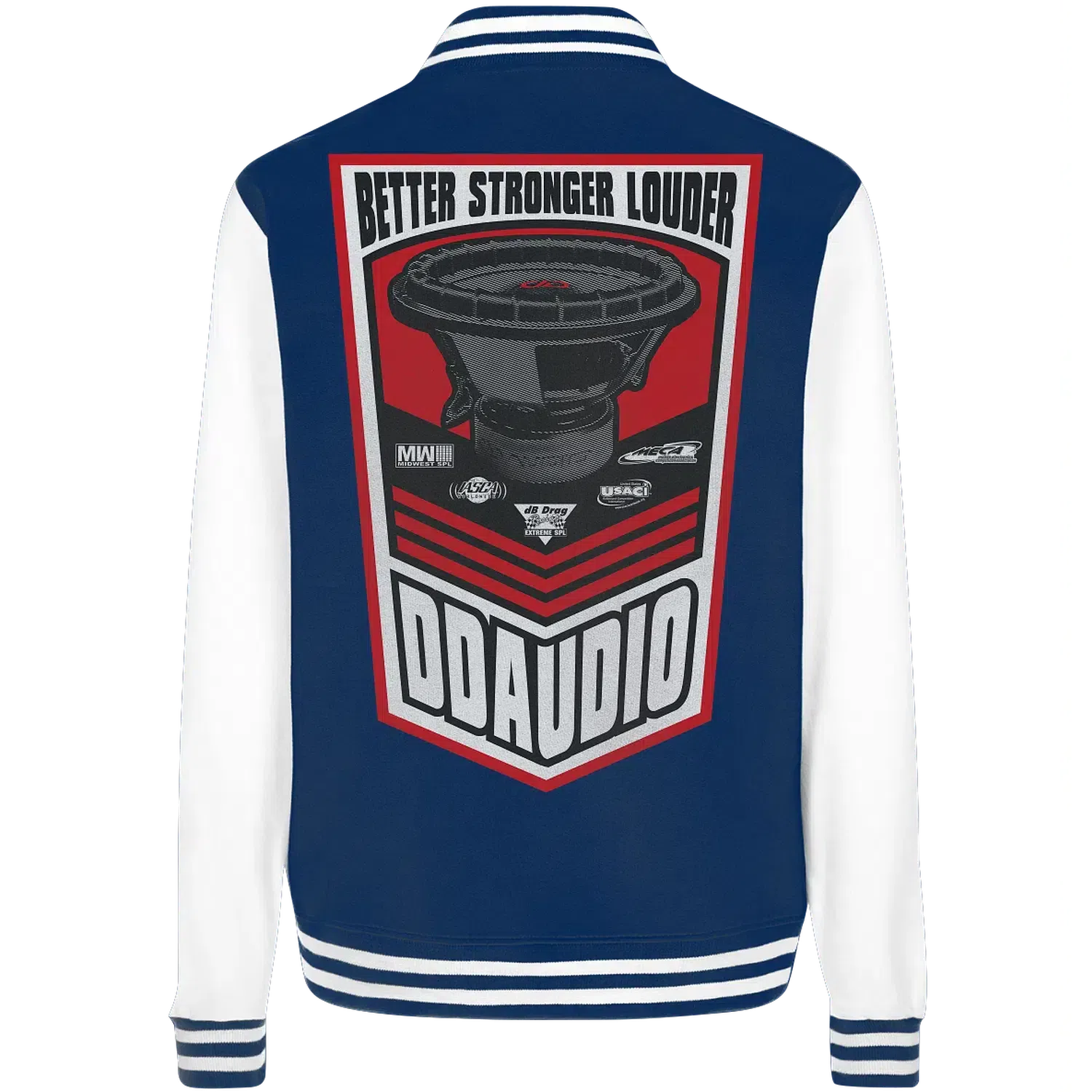 DD Audio-Better Stronger Louder College Jacket-Jacken und Zipper-masori-kaufen