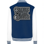 DD Audio-Peace love bass College Jacket-Jacken und Zipper-masori-kaufen
