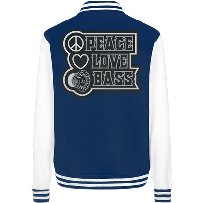 DD Audio-Peace love bass College Jacket-Jacken und Zipper-masori-kaufen